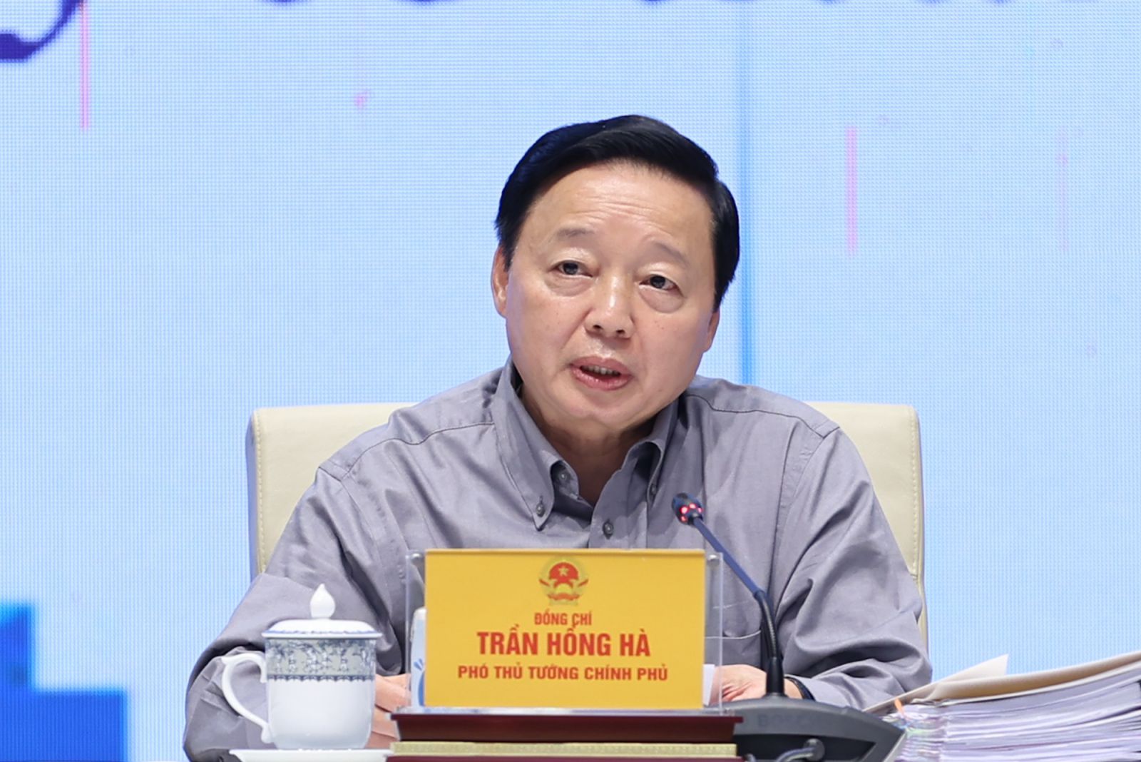 Phó thủ tướng Trần Hồng Hà tại Hội nghị tháo gỡ khó khăn, vướng mắc cho thị trường bất động sản